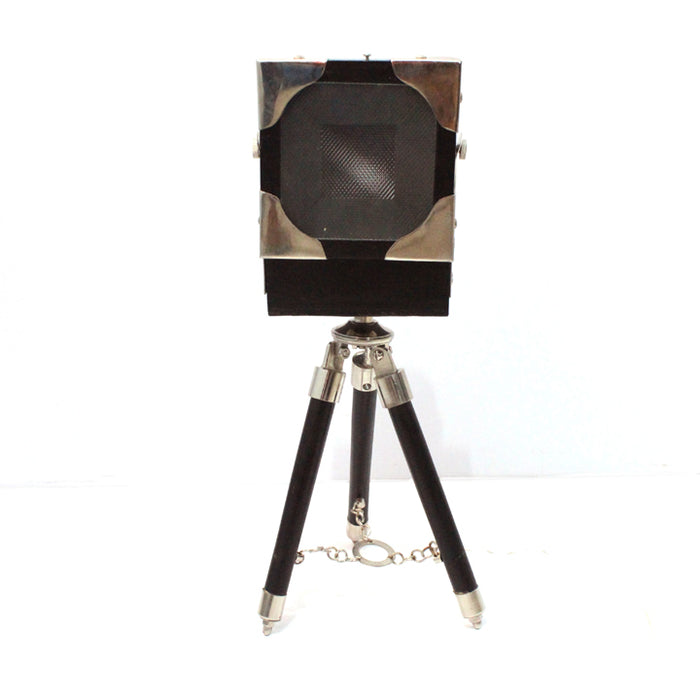 Model Desktop Decor Cameras Replica Vintage Wooden Black Camera