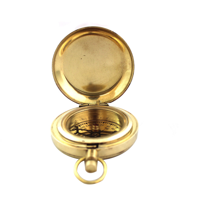 Nautical Collectible Retro Style Compass Decorative Gift Item Brass Finish Compass (Brass Finish)