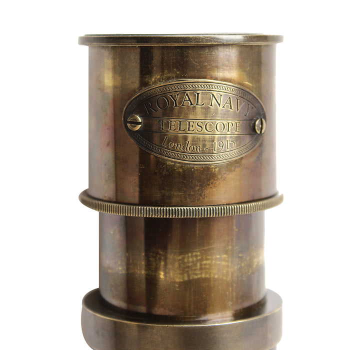 Vintage Navy Brass Telescopes Nautical London 1915 Antique Spyglass Marine Gift Item
