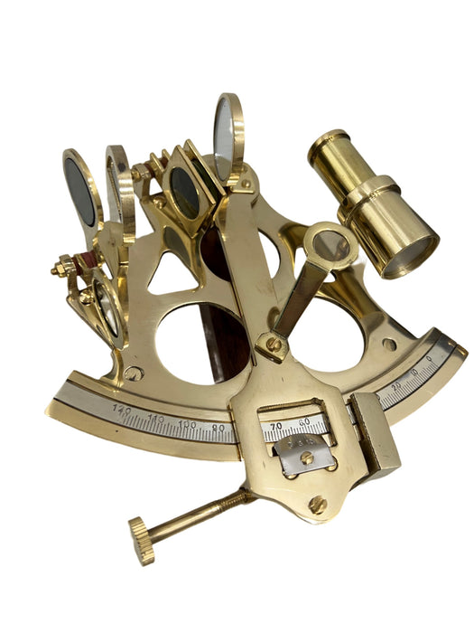 Brass Sextant Nautical Collectible Shinny Finish Collectible Gift