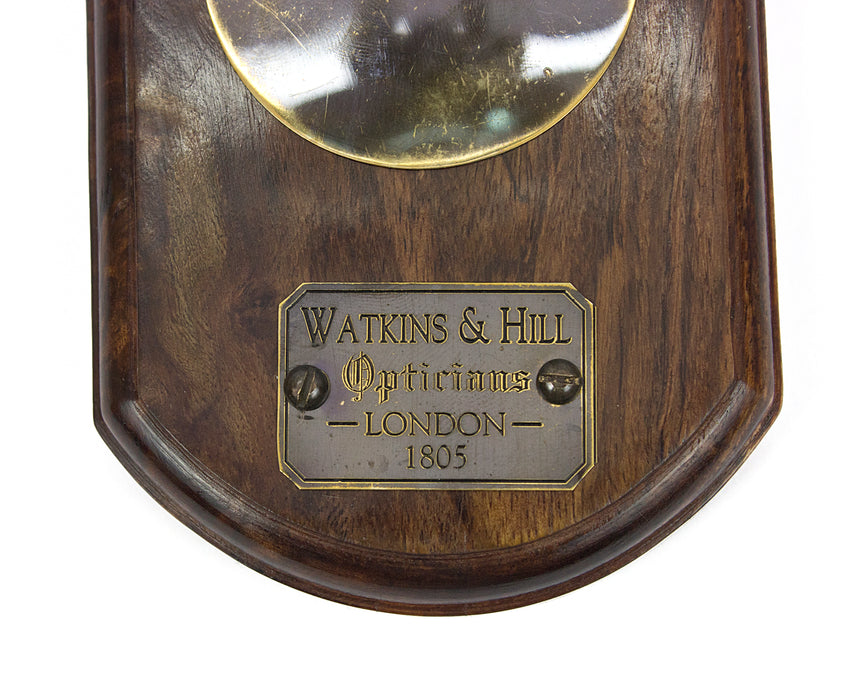 Antique Brown Marine Vintage Magnifying Glass Decorative Watkins & Hills Opticians London 1805