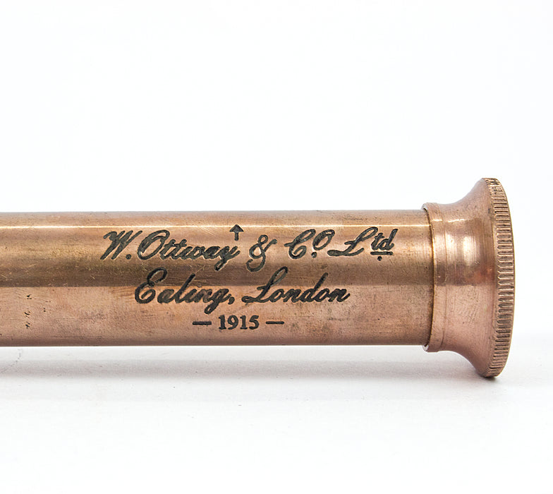 Vintage 1915 Retro Sailor Marine Telescope Copper Antique Royal Navy Gift Item